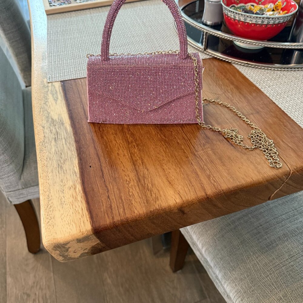 Pink Beaded Steve Madden Small Purse